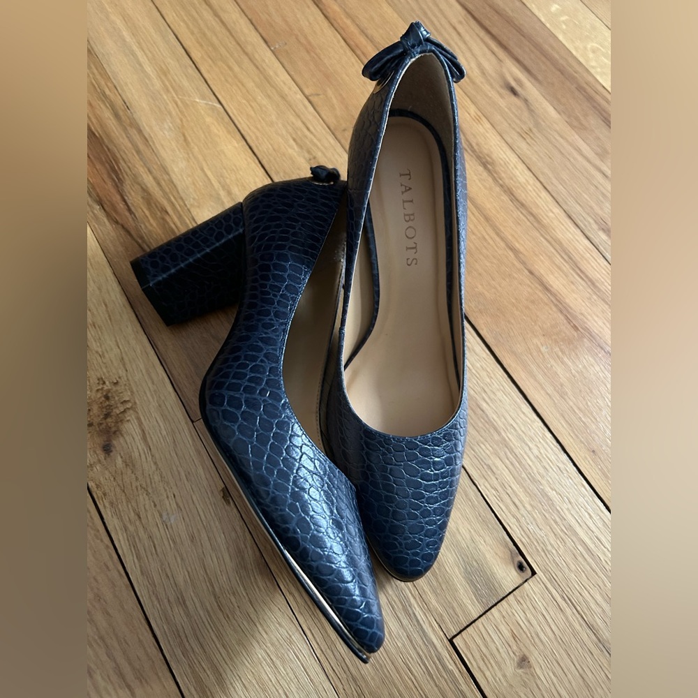 Royal blue Talbots heels